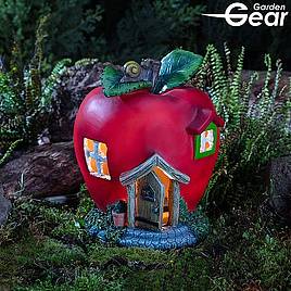 Garden Gear Solar LED Apple Fairy House