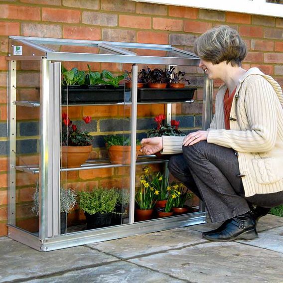 Classic Small Half Westminster Lean-to Mini Greenhouse