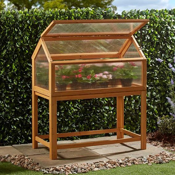 Garden Grow Raised Wooden Cold Frame