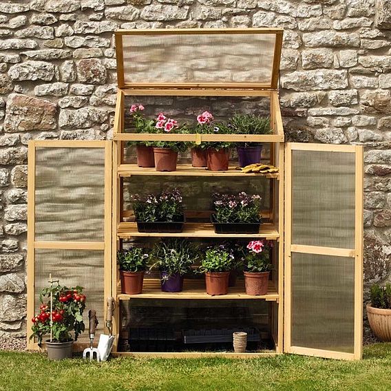 Three Tier Wooden Cold Frame