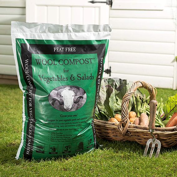 Wool Compost for Veg and Salads
