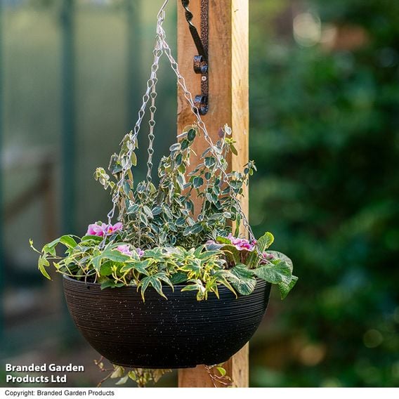 Garden Gear - Flecked Stone Effect Hanging Basket