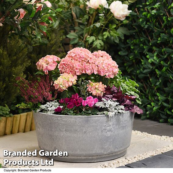 Garden Gear - Caesar Marble Effect Bowl Planter