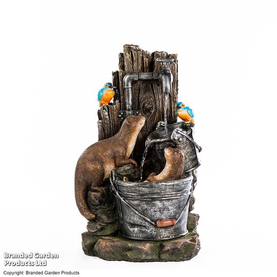 Serenity - Otters and Kingfishers Water Feature