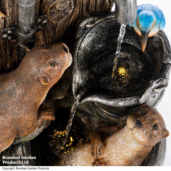 Serenity - Otters and Kingfishers Water Feature