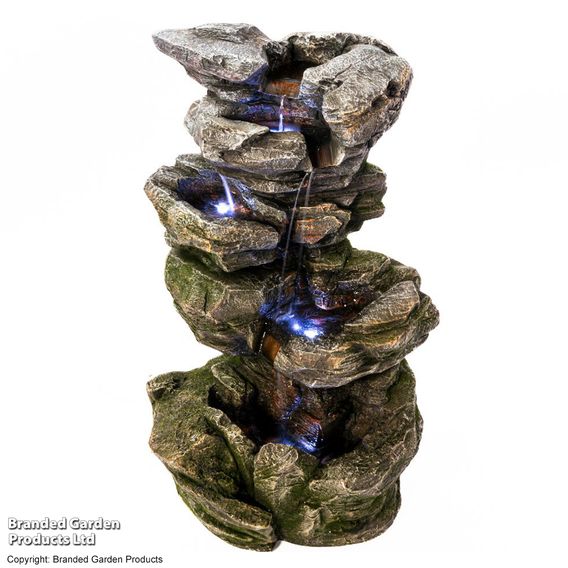 Serenity - Cascading Rock Water Fall Water Feature