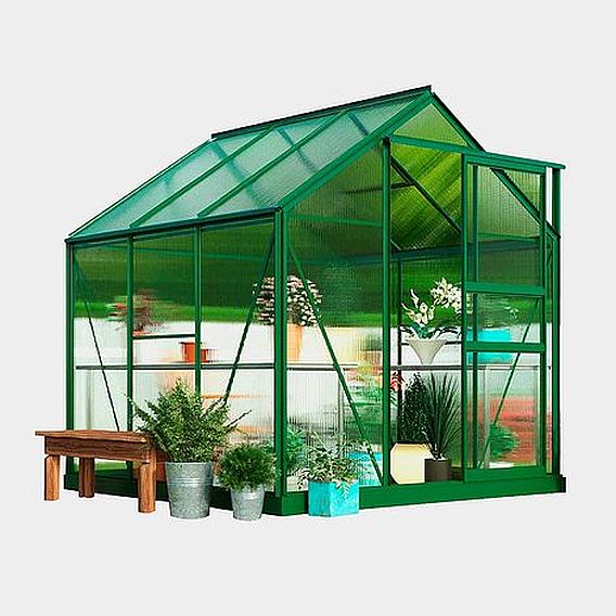 Greenhouse 6.2X6.2X6.6ft Green