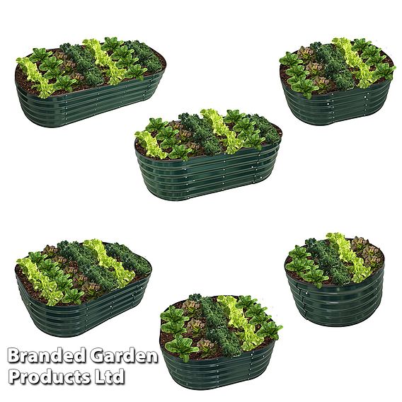 Garden Gear Metal Raised Modular Planter