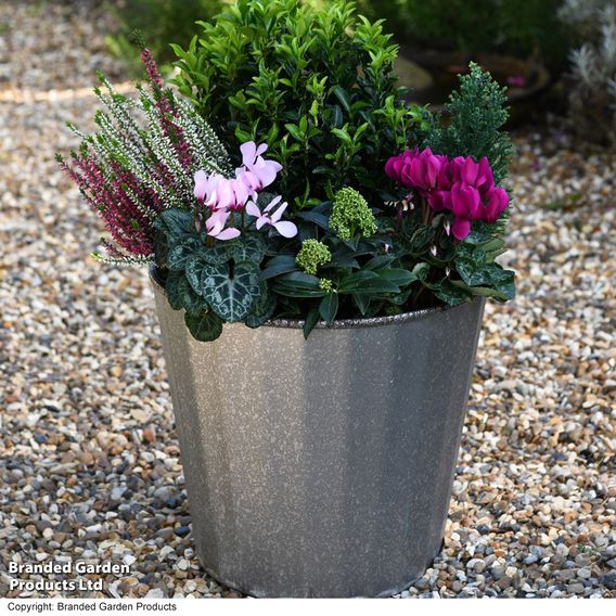 Steel Effect Planter