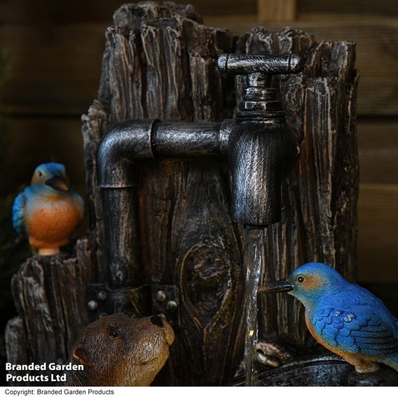 Serenity - Otters and Kingfishers Water Feature