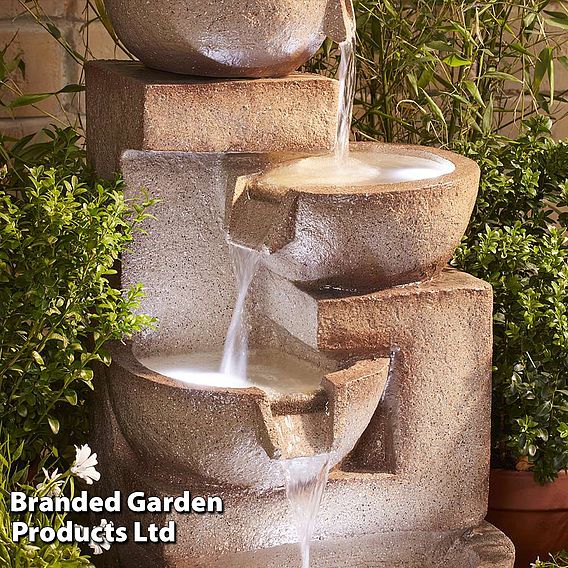 Serenity - Four Tier Laguna Cascade Water Feature